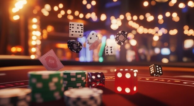 bandung live baccarat studio showing dealer, card shoe, and live bet interface